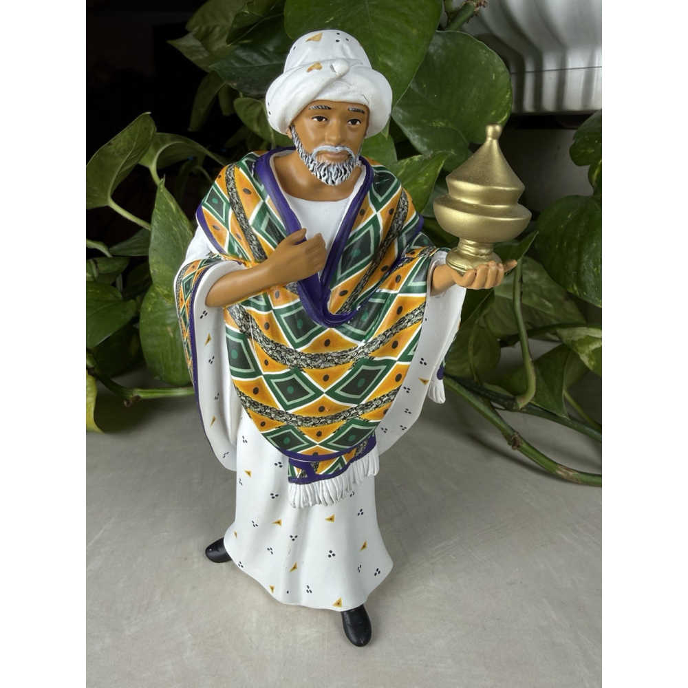 Hawthorne Village The Silent Night Nativity Collection King Melchoir COA 2011